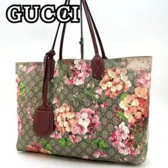 GUCCI グッチ GGブルームス 花柄 リバーシブル トートバッグ ショルダー
