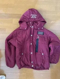 LOVETOXIC バーガンディ ダウンコート 100cm