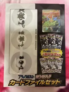 ポケモン カードファイルセット 6パック付き