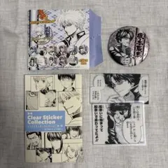 銀魂　坂本辰馬　缶バッジ&クリアステッカー