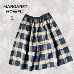 MARGARET HOWELL/マーガレットハウエル スカート チェック リネンのサムネイル