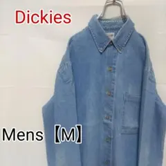 K32【US輸入】Dickies(ディッキーズ)　長袖デニムシャツ【メンズМ】