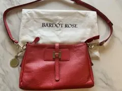 【BARDOT ROSE】赤ショルダーバッグ（袋付き）