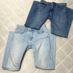 GU デニム Mサイズ 2枚セット メンズ