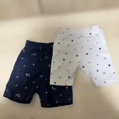ハーフパンツ　２枚セット　80