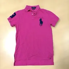 polo ralph lauren ビッグポニー ポロシャツ ド派手ピンク