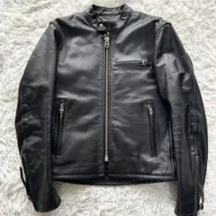 美品】メゾンスペシャル シープレザー ダブルライダースジャケット