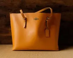 【A4収納可】COACH コーチ モリー トート 1671 レザー オレンジ