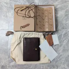 美品 イルビゾンテ IL BISONTE システム手帳カバー