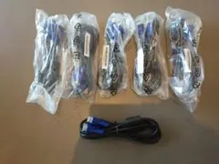 VGAケーブル 6本セット ほぼ未使用 PC用