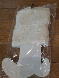 新品　ファー レッグウォーマー
