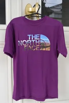 ノースフェイス Tシャツ パープル Mサイズ