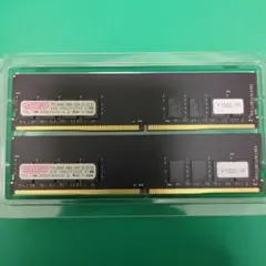 【美品】Century Micro製メモリ（DDR4-3200 8GB×2枚） CENTURY MICRO CE16GX2-D4U3200HXMP40 [DDR4 PC4-32000 16GB 2枚組