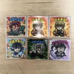 鬼滅の刃×ビックリマンチョコシール6枚セット④