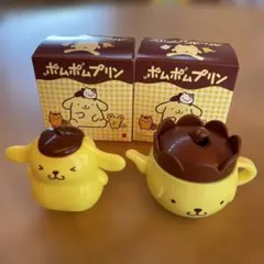 ハッピーセット　ポムポムプリン　ティーポット　えんぴつキャップ　2点セット