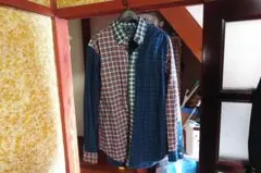 ラルフローレンチェックシャツLサイズ