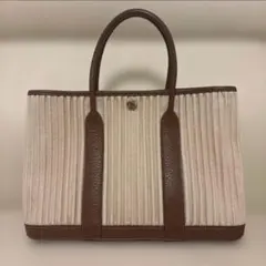 ペリーコ A4可能かごバッグ トートバッグ レザー＊ラフィア PELLICO