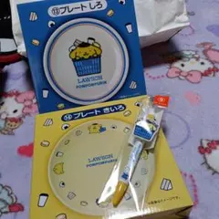 ローソン　サンリオキャラクターズ当りくじ　プレート、ボールペン