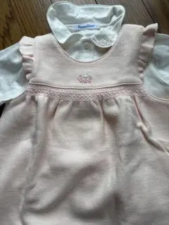 familiar ピンク フリル ワンピース 95cm未満