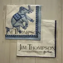 ジムトンプソン　シルクスカーフ2枚組