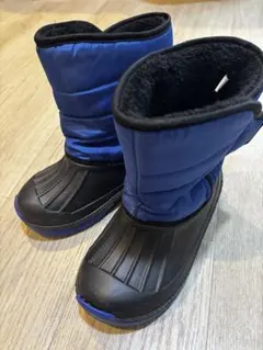 キッズ スノーブーツ 22cm 青のサムネイル