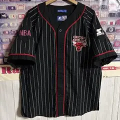 90s-00s STARTER NBAシカゴブルズ半袖ゲームシャツ刺繍ロゴY2Kのサムネイル