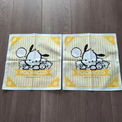 新品 ポチャッコ ハンカチ2枚セット サンリオ1997年当時物レトロ