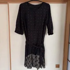 pas de calais ドット柄ワンピース Sサイズ