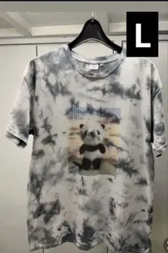 個展限定 LOVE EAR ART TIE DYE タイダイ パンダ Tシャツ