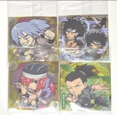 NARUTO ウエハースシール　にふぉるめ　シカマル　多由也　キバ　左近　nu6