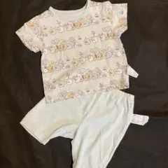 すみっコぐらし ベビーパジャマ 水色　ユニクロ　ドライパジャマ