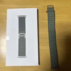Apple Watch 純正49mm Mサイズ アルパインループグリーン