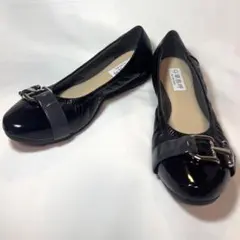 【最終値下げ！極美品】HIMIKO バックル スニーカーパンプス 黒 22㎝