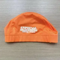 セントラルスポーツ　水泳帽子　Ｍ　オレンジ