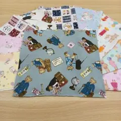 ★A242★ カットクロス/プリント生地/国産/25cm×25cm/10点