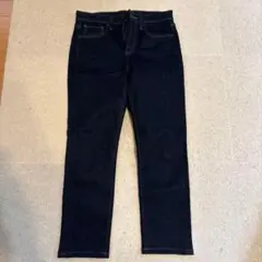 ダークブルー ストレートデニム