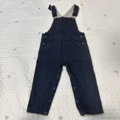 プチバトー　サロペット　オーバーオール　ネイビー