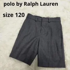 120 ラルフローレン フォーマル ハーフパンツ グレー ウール 毛