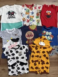 【70-80】男の子ロンパースまとめ売り