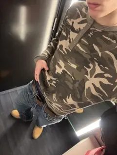 00s THE NORTH FACE 迷彩 サーマル cityboy y2k