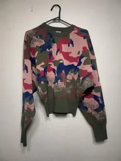 DIESEL 迷彩ニットセーター，サイズ:S