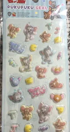 トムとジェリー ぷくぷくシール