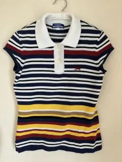 【美品】Burberry ブルーレーベル　ポロシャツ　Tシャツ　ボーダー