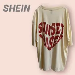 訳あり未使用SHEIN(シーイン) プリント半袖Tシャツ　オーバーサイズ/S