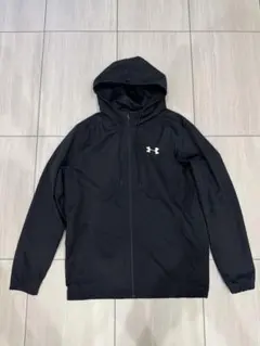 Under Armour フード付きナイロンジャケット 黒