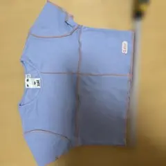 薄紫 ステッチデザイン Tシャツ Mサイズのサムネイル