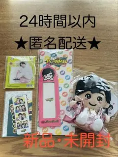 【新品未使用】 なにわ男子 道枝駿佑 ちびぬい 第二弾 +ツアーグッズ4点セット