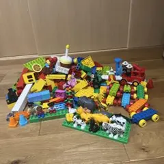 美品 LEGO レゴデュプロ 人 動物 乗り物 飛行機 トラック セット 