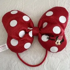 【匿名配送】ミニーちゃん　ヘアゴム　赤リボン