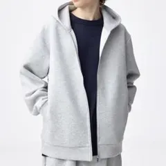 GU パフスウェットフルジップパーカー